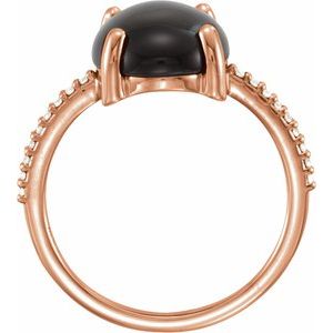 Accented Cabochon Ring