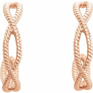 Rope Hoop Earrings