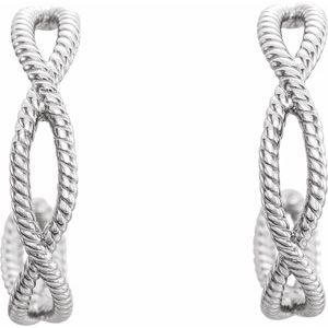Rope Hoop Earrings