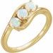 Three-Stone Cabochon Ring