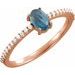 Accented Cabochon Ring