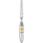 Bullet Ash Holder Necklace