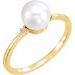 Accented Pearl Ring
