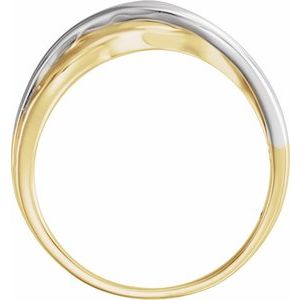 Criss-Cross Hammered Ring