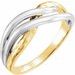 Criss-Cross Hammered Ring
