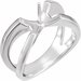Solitaire Pearl Ring