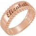 Engravable Beaded Ring