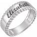 Engravable Beaded Ring