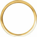 Curved Band with Polished & Satin Finish