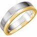 Curved Band with Polished & Satin Finish