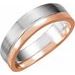 Curved Band with Polished & Satin Finish