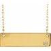 Engravable Bar Necklace