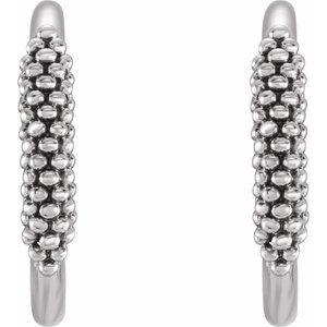 Beaded Hoop Earrings