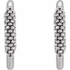 Beaded Hoop Earrings