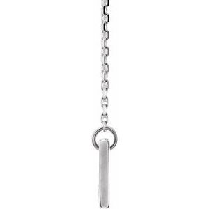 Engravable Bar Necklace