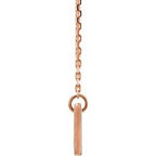 Engravable Bar Necklace
