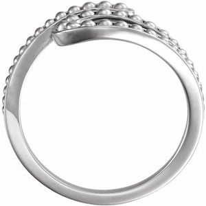 Beaded Bypass Ring