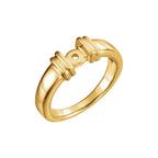 Channel-Set Solitaire Engagement Ring