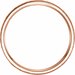 Milgrain Edge Comfort-Fit Flat Band with Hammer Finish