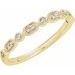 Accented Stackable Ring