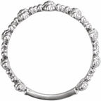 Beaded Cross Ring