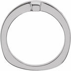 Channel-Set Accented Cathedral-Style Euro Peg Shank or Band