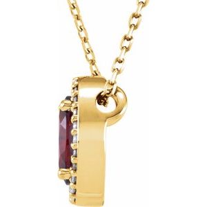Halo-Style Necklace or Slide Pendant