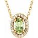 Halo-Style Necklace or Slide Pendant