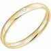 Accented Comfort-Fit Half Round Band