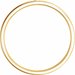 Accented Comfort-Fit Half Round Band