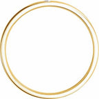 Accented Comfort-Fit Half Round Band
