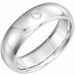 Accented Comfort-Fit Half Round Band