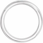 Accented Comfort-Fit Half Round Band