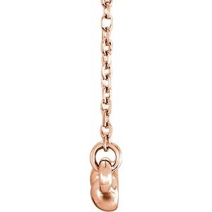 Beaded Bar Necklace or Necklace Center