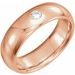 Accented Comfort-Fit Half Round Band