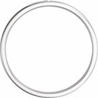 Accented Comfort-Fit Half Round Band