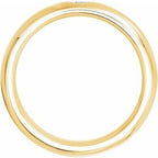 Accented Comfort-Fit Half Round Band