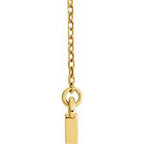 Triangle Bar Necklace or Center
