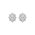 4 ⅕ ctw Oval LGD Framed Stud Earrings