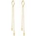 Geometric Chain Earrings