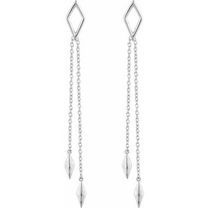 Geometric Chain Earrings