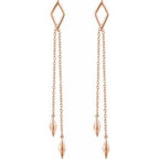 Geometric Chain Earrings