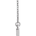 Triangle Bar Necklace or Center