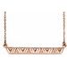 Triangle Bar Necklace or Center