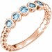 Beaded Bezel-Set Ring