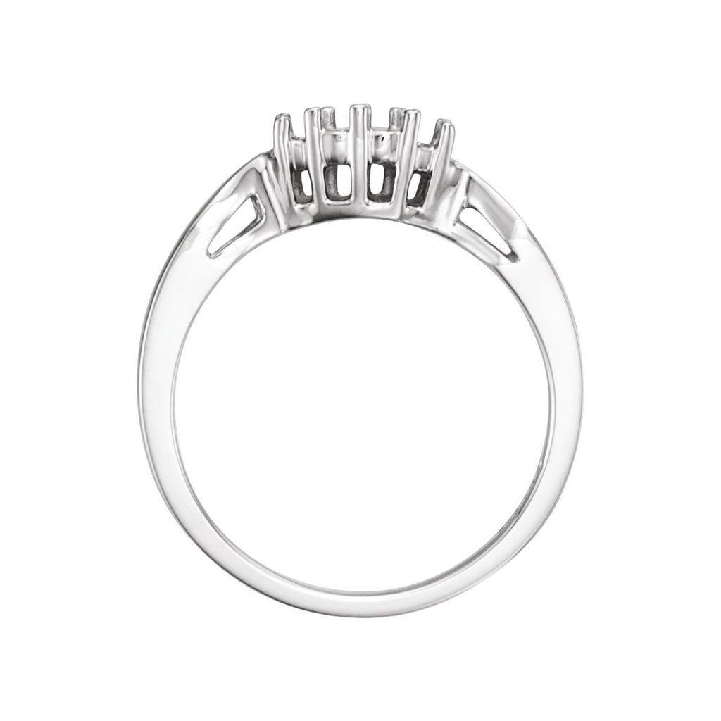Accented Engagement Ring or Band