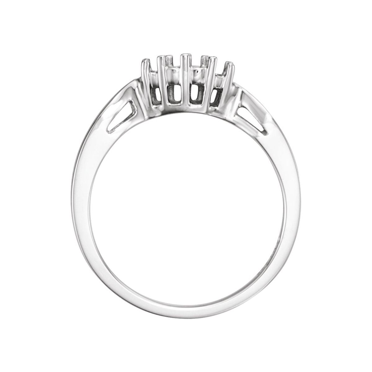 Accented Engagement Ring or Band