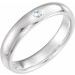 Accented Comfort-Fit Half Round Band