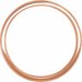 Milgrain Edge Comfort-Fit Flat Band with Satin Finish