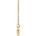 Graduated Bezel-Set Necklace or Center